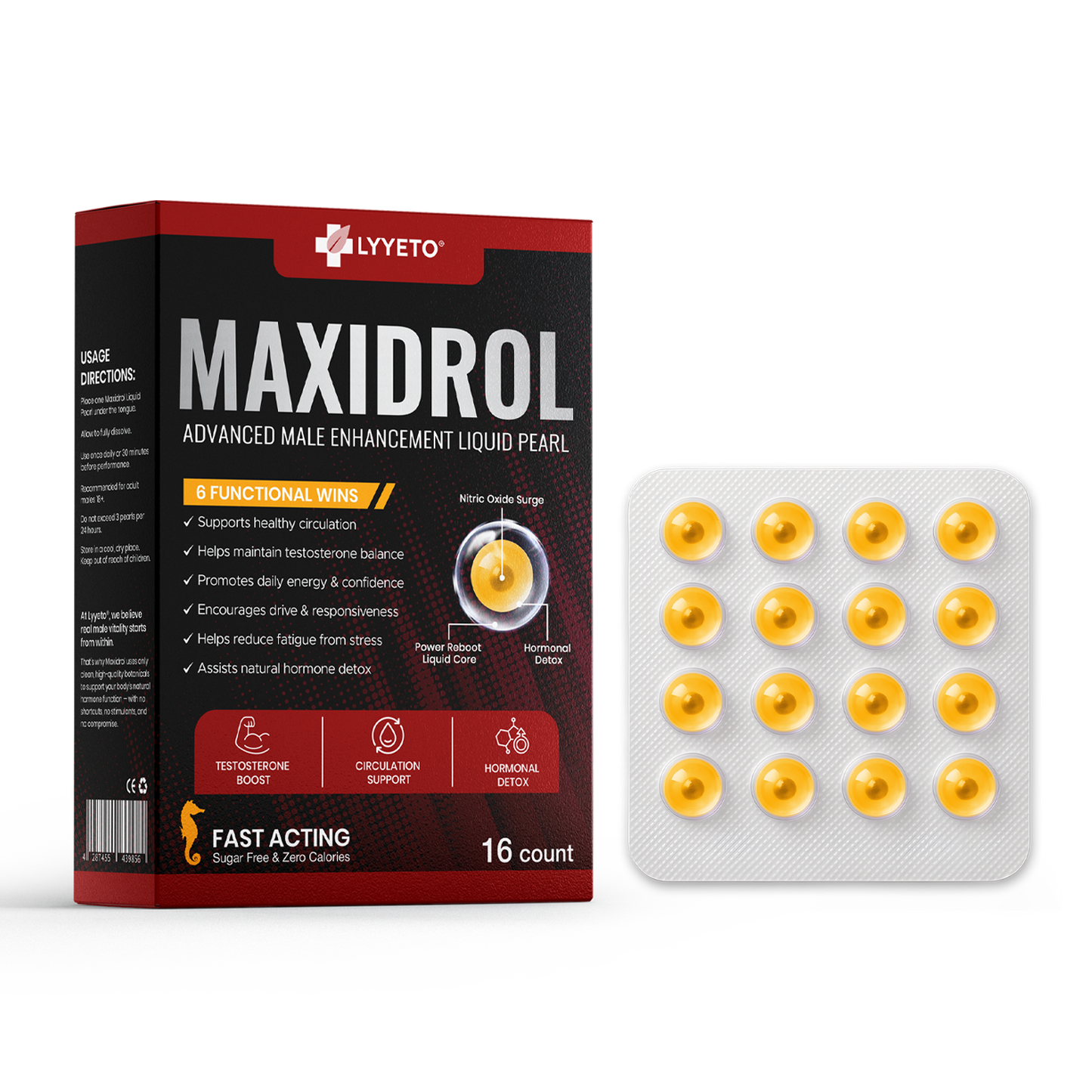 Lyyeto® Maxidrol Advanced Male Enhancement Liquid Pearl