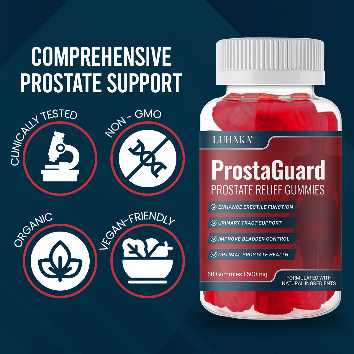 Luhaka™ ProstaGuard Prostate Relief Gummies ⚙️1.03