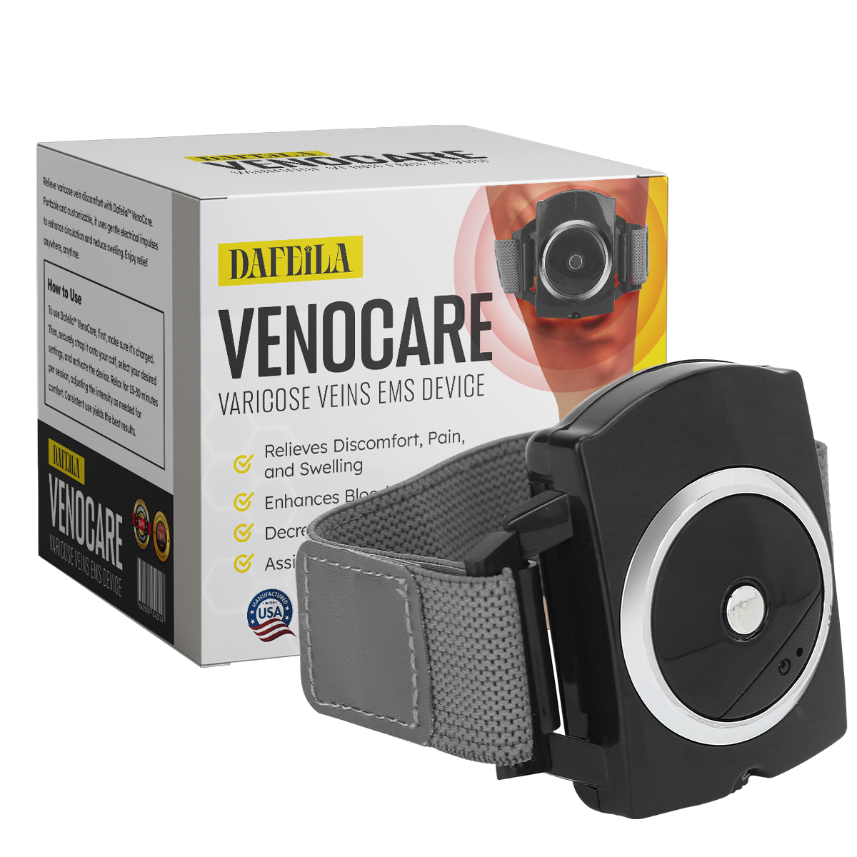 Dafeila™ VenoCare Varicose Veins EMS Device