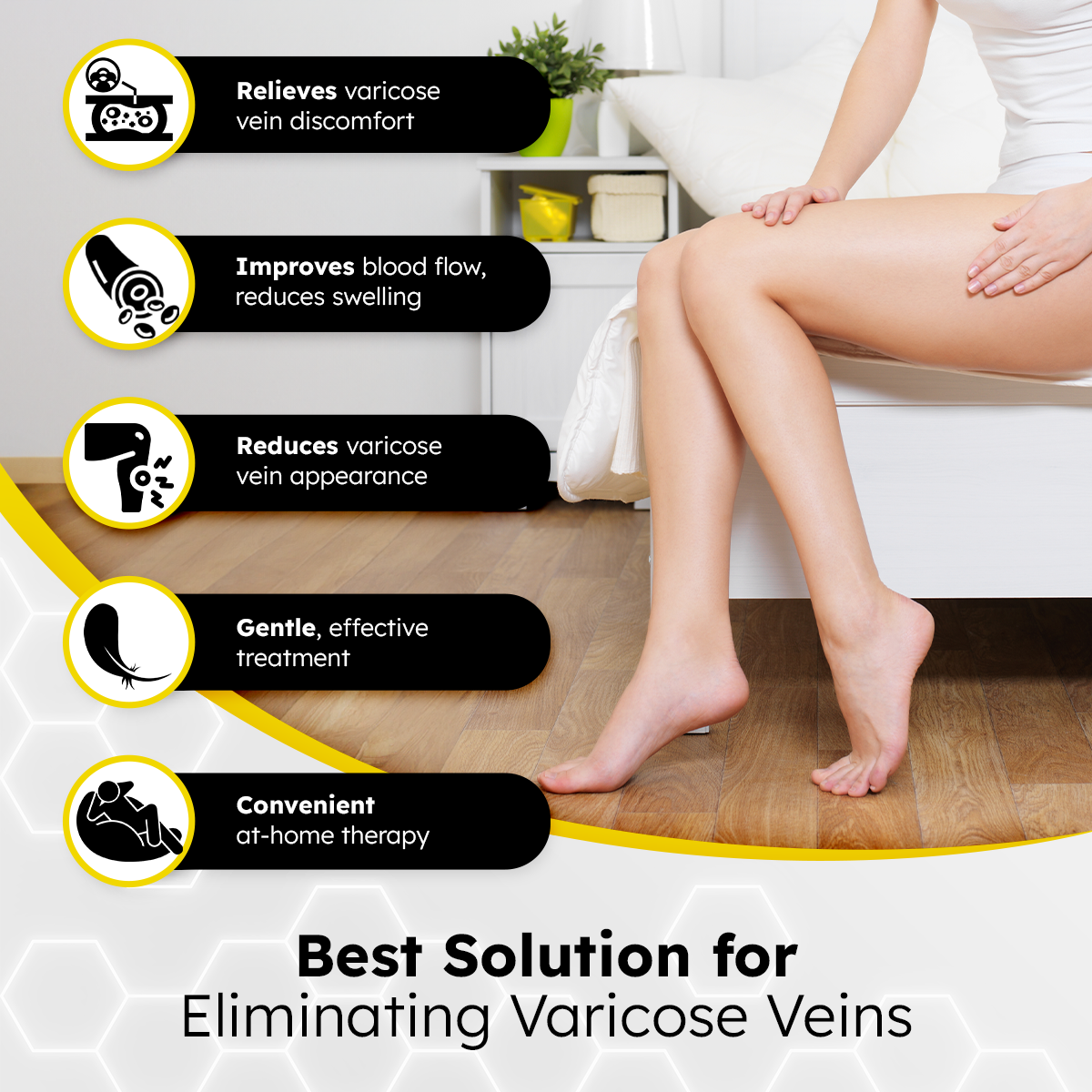 Dafeila™ VenoCare Varicose Veins EMS Device