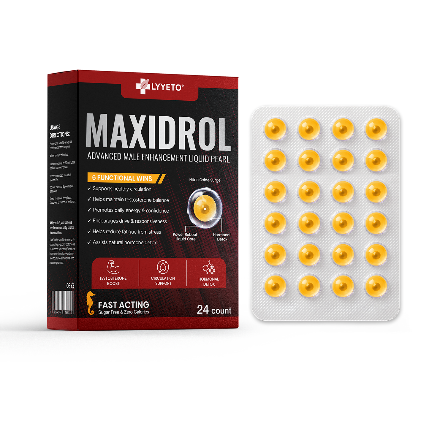 Lyyeto® Maxidrol Advanced Male Enhancement Liquid Pearl Ultra16