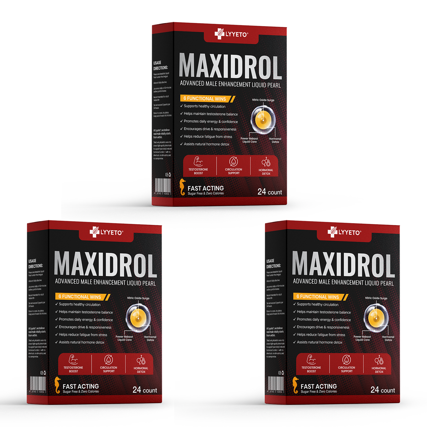 Lyyeto® Maxidrol Advanced Male Enhancement Liquid Pearl Ultra16