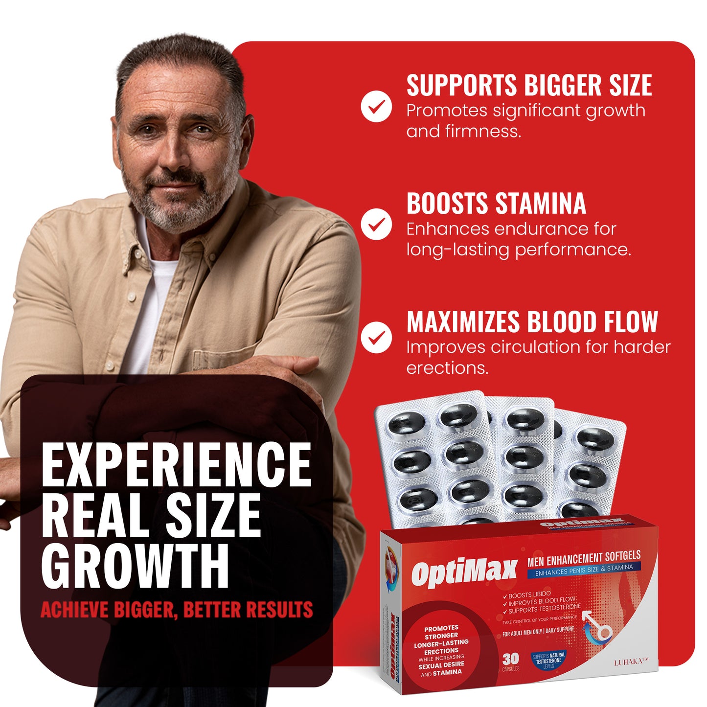 Luhaka™ OptiMax Men Max Strength and Vitality 119